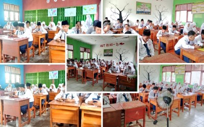 Madrasah TsanawiyahN 2 Way Kanan Melaksanakan Latihan Asesmen Madrasah Tahun Pelajaran 2023/2024