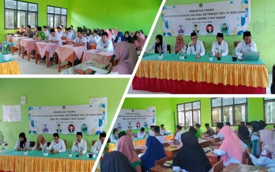 KKM Madrasah TsanawiyahN 2 Way Kanan Mengadakan Kegiatan Bimbingan Teknis Penyusunan Kisi-kisi dan Soal Asesmen Madrasah Tahun Pelajaran 2023/2024